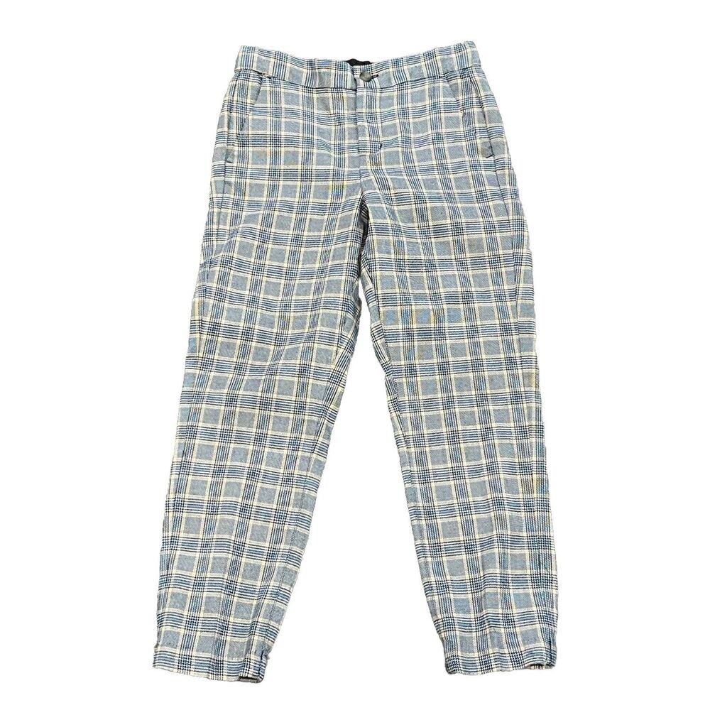 Janie and Jack The Sartorial Plaid Jogger Pants - Girls Size 8 Casual Chic